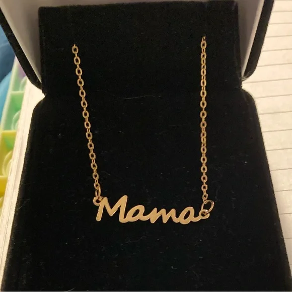 New gold Mama necklace - Picture 1 of 2